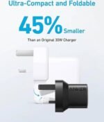 Anker 323, 33W Wall Charger + USB-C To C Cable 3ft, USB Type-A & USB Type-C Interface, ActiveShield Safety System, Portable, Universal Compatibility, Black | B2331K11 - Image 3