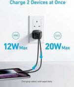 Anker 323, 33W Wall Charger + USB-C To C Cable 3ft, USB Type-A & USB Type-C Interface, ActiveShield Safety System, Portable, Universal Compatibility, Black | B2331K11 - Image 8