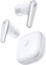 Anker Soundcore Liberty 5 Earbuds, 9.2mm Wool-Paper Diaphragm Drivers, Adaptive ANC 3.0, 6 Mics with Al, Dolby Audio, HearID 4.0, Bluetooth 5.4, IP55 Water and Dust-Resistant, White | Liberty 5