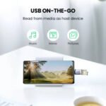 UGREEN Type-C to USB 3.0 A Adapter Cable with Lanyard, 5Gbps OTG High-Speed Data Transfer Aluminum Shell Compact Converter for Laptop and Phone, Space Grey | 50283 - Image 4