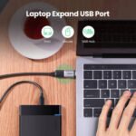 UGREEN Type-C to USB 3.0 A Adapter Cable with Lanyard, 5Gbps OTG High-Speed Data Transfer Aluminum Shell Compact Converter for Laptop and Phone, Space Grey | 50283 - Image 5