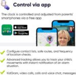 Elari KidPhone 4GR Kids Smartwatch, KidGram Safe Messenger, Call Function, GPS Tracker, Waterproof, Two-Way Audio Video Calls, SOS, Anti-Lost Alarm, 2 Built in Cameras, Yellow | KIDPHONE-4GR - Image 2