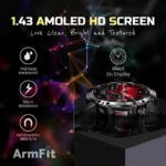 ArmFit Hulk Smartwatch Black - Image 6