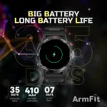 ArmFit Hulk Smartwatch Black - Image 7