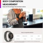 Amazfit Balance Smart Watch, AI Fitness Coach, Sleep & Health Tracker with Body Composition, GPS, Alexa Built-in, Bluetooth Calls, 14-Day Battery, 1.5" AMOLED Display, for Android/iPhone, Black - Image 3