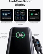 Anker Power Bank, 25,000mAh 165W Ultra-Fast Portable Charger for Dual Laptops, Fast Charging Battery Pack with Built-In & Retractable Cables, Black/Gray | A1695H11 - Image 6