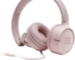 JBL Tune 500 Wired On-Ear Headphone, 32.0mm Driver Size, 20 Hz-20 kHz Frequency Range, 3.89ft Cable Length, Built-in Microphone, Hands Free Call, Flat-Fold Design, Pink | JBLT500PIK - Image 5