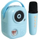 VOZ Kids Karoke Bluetooth Speaker With Microphone Blue – VZK02