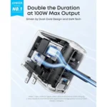 Anker Compact 3-Port USB-C Charger Black – B121B141 - Image 2