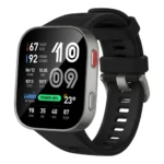 Amazfit Bip Max 50mm Smartwatch, 2.07" AMOLED Display, GPS, 4GB Storage, Offline Maps, Tracker, Hybrid Training, 150+ Sports, HYROX Mode, 5 ATM for Android & iPhone, Gray