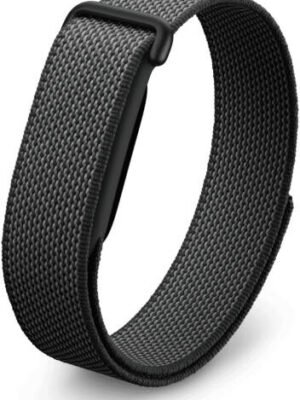 Google Fitbit Air Smart Screenless Fitness Tracker, Heart Rate, SpO2, Sleep Tracking, 7-Day Battery Life, Lightweight Wearable Health Band with AI Health Coaching, Obsidian | AIR
