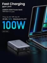 UGREEN 20000mAh Power Bank, Up to 100W Power Output, 65W Fast Recharging, Smart Digital Display, Laptop Charger Portable with 2x USB-C and 1x USB-A Ports - Image 2